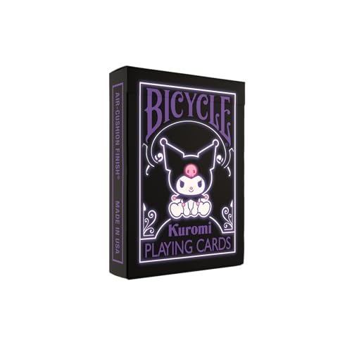 Kuromi Sanrio Playing Cards, Black, Pink and Purple, 1 Deck