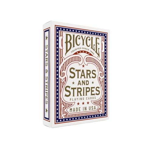 Stars and Stripes Playing Card, American Playing Cards, American Flag Design, 1 Deck