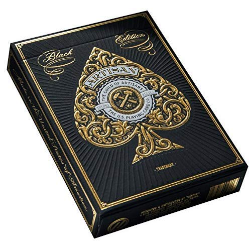 Artisan Playing Cards (Black) by theory11