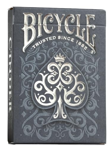 Cinder Premium Playing Cards, Silver Smoke Foil, 1 Deck