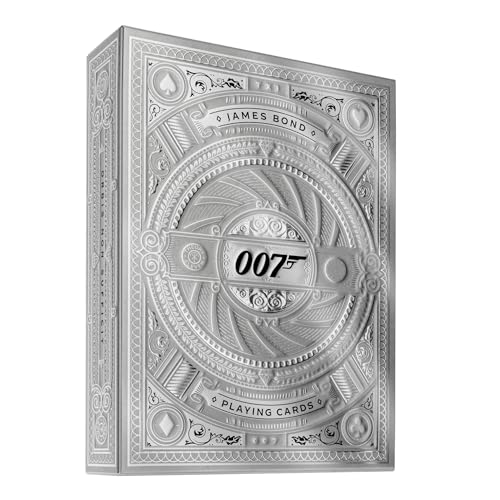 James Bond Silver Edition Playing Cards, 007 Playing Cards, Poker Size Standard Index