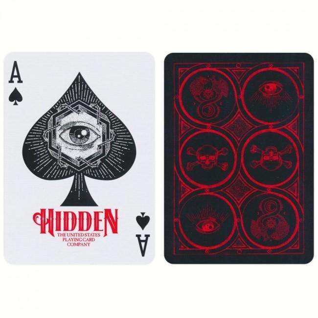 Playing Cards Hidden Premium Poker Playing Card Deck with Secret Societies Illustration.