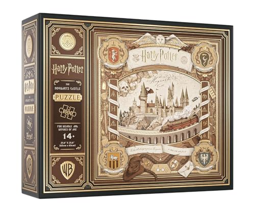 Harry Potter Jigsaw Puzzle - 1,000 Piece Jigsaw Puzzle - Officially Licensed Harry Potter Merchandise & Collectibles - Precision Fit and Premium Quality - Intermediate Puzzle