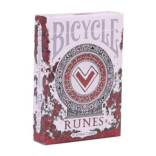 Runes v2 Playing Cards: Elder Futhark Nordic Rune Deck - Viking Runes Theme with decoder Key - Perfect for Card Night Fun with Rune Cards