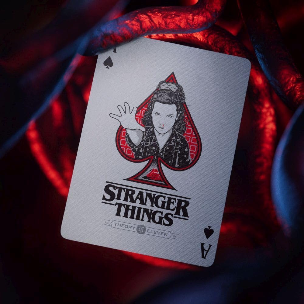 theory11 Stranger Things Premium Playing Cards, Poker Size Standard Index