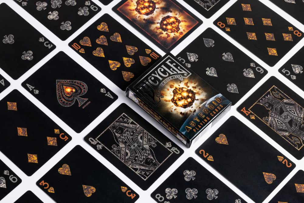 Asteroid Playing Cards, Black
