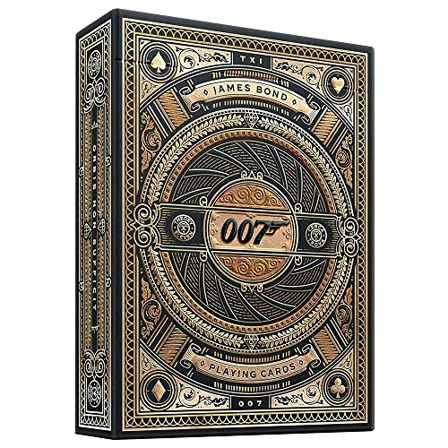 James Bond 007 Premium Playing Cards - Gold Foil, Official Collectible Deck