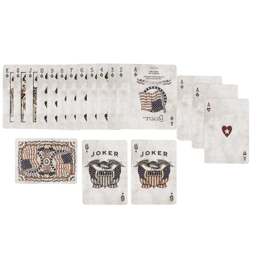 Stars and Stripes Playing Card, American Playing Cards, American Flag Design, 1 Deck
