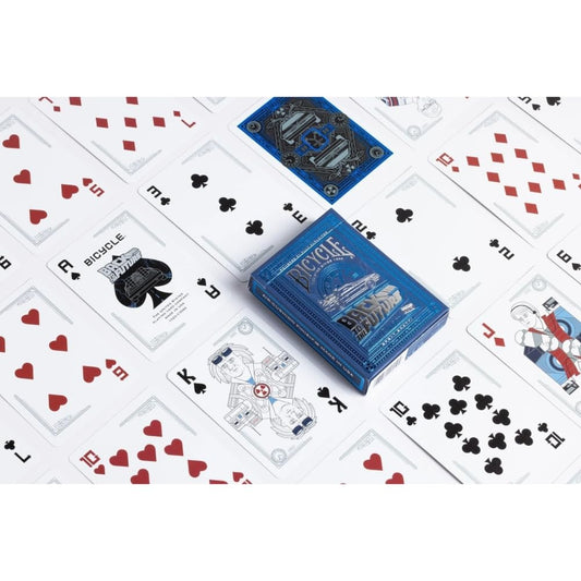 Back To The Future Playing Cards 1 Pack, Premium, Foil, Metallic , Blue