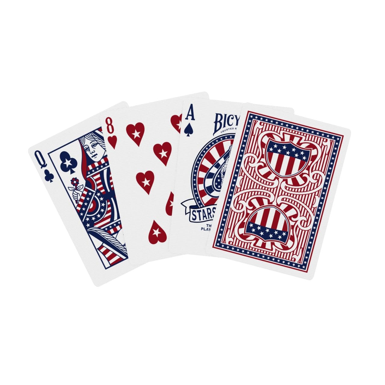 Stars and Stripes Playing Card, American Playing Cards, American Flag Design, 1 Deck