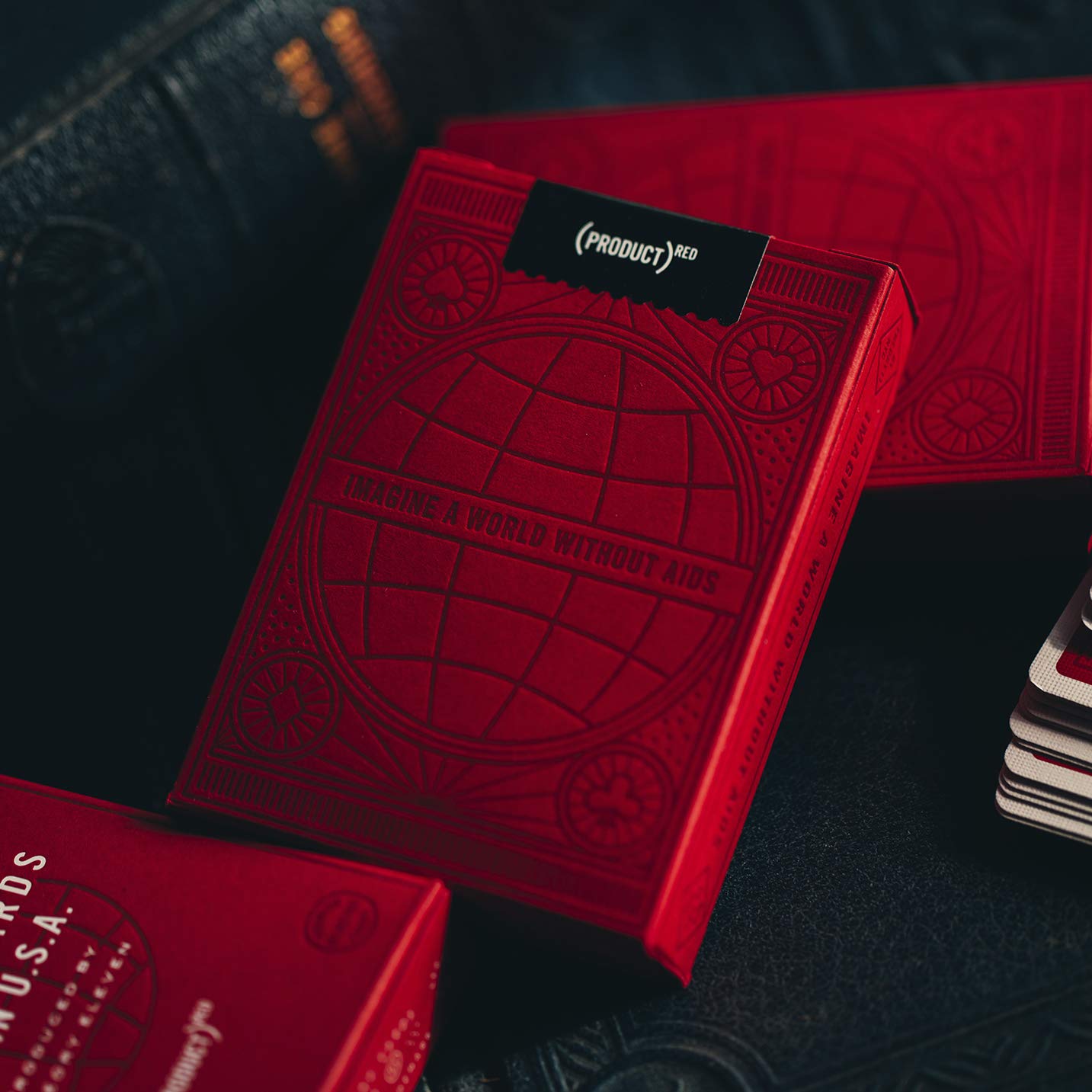 Product(RED) Special Edition Playing Cards by theory11
