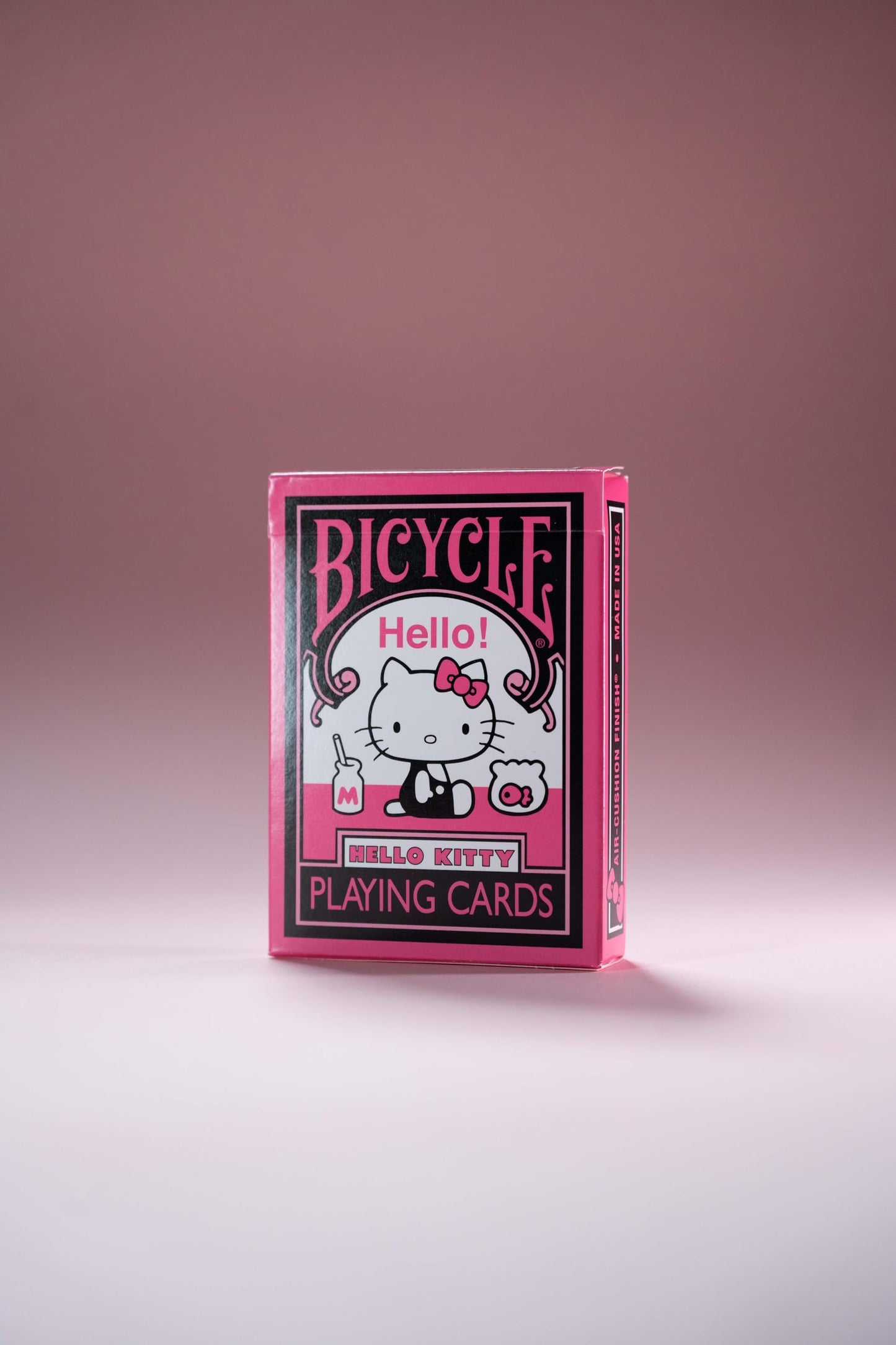 Hello Kitty Playing Cards, Black & Pink, 1 Deck