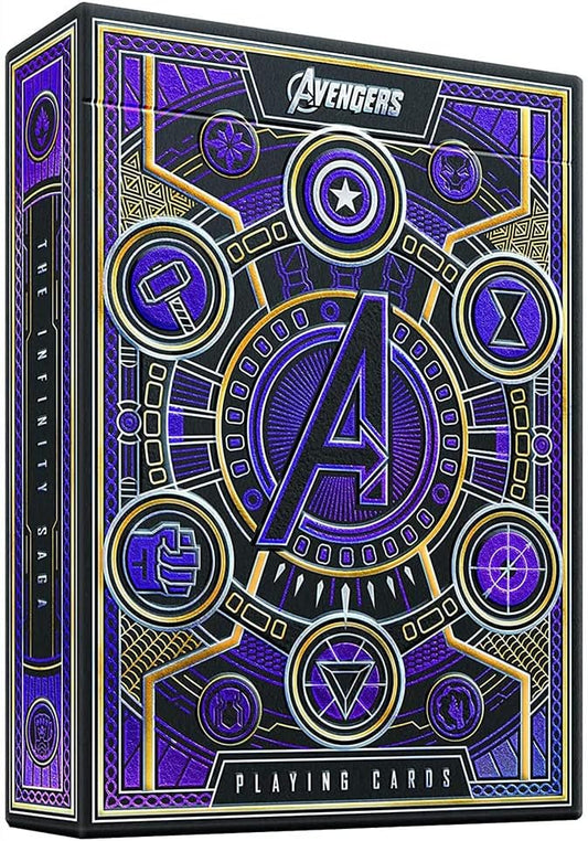 theory11 Avengers Purple Edition Premium Playing Cards - Marvel Studios' The Infinity Saga Deck