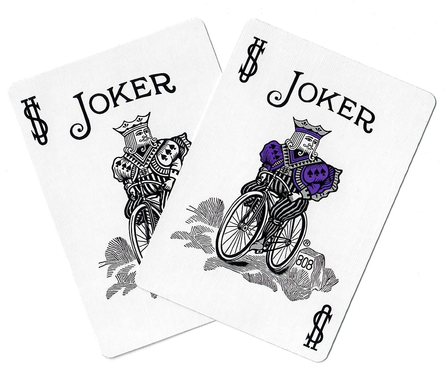 Purple Rider Back Playing Card Deck Poker Size