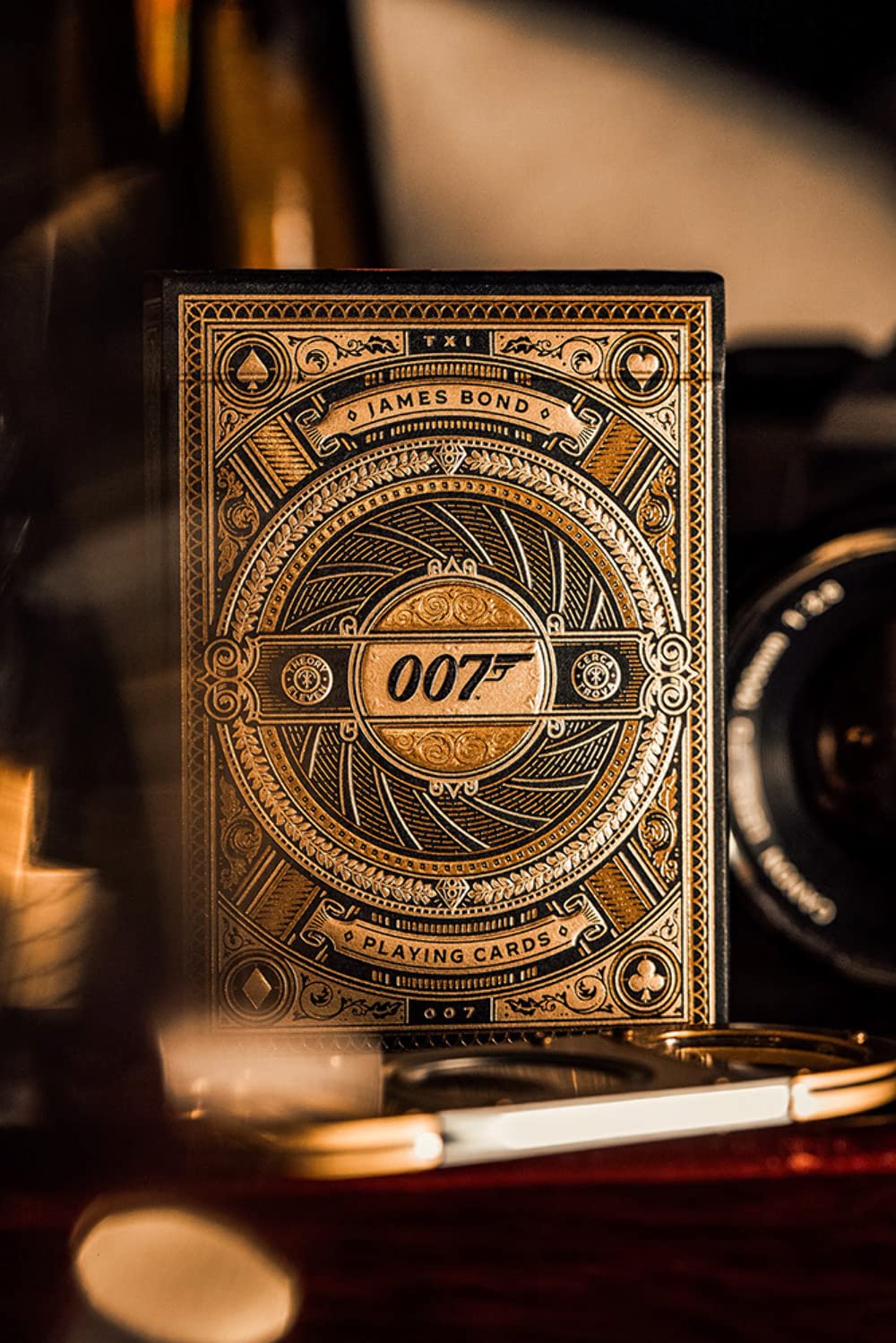 James Bond 007 Premium Playing Cards - Gold Foil, Official Collectible Deck by theory11