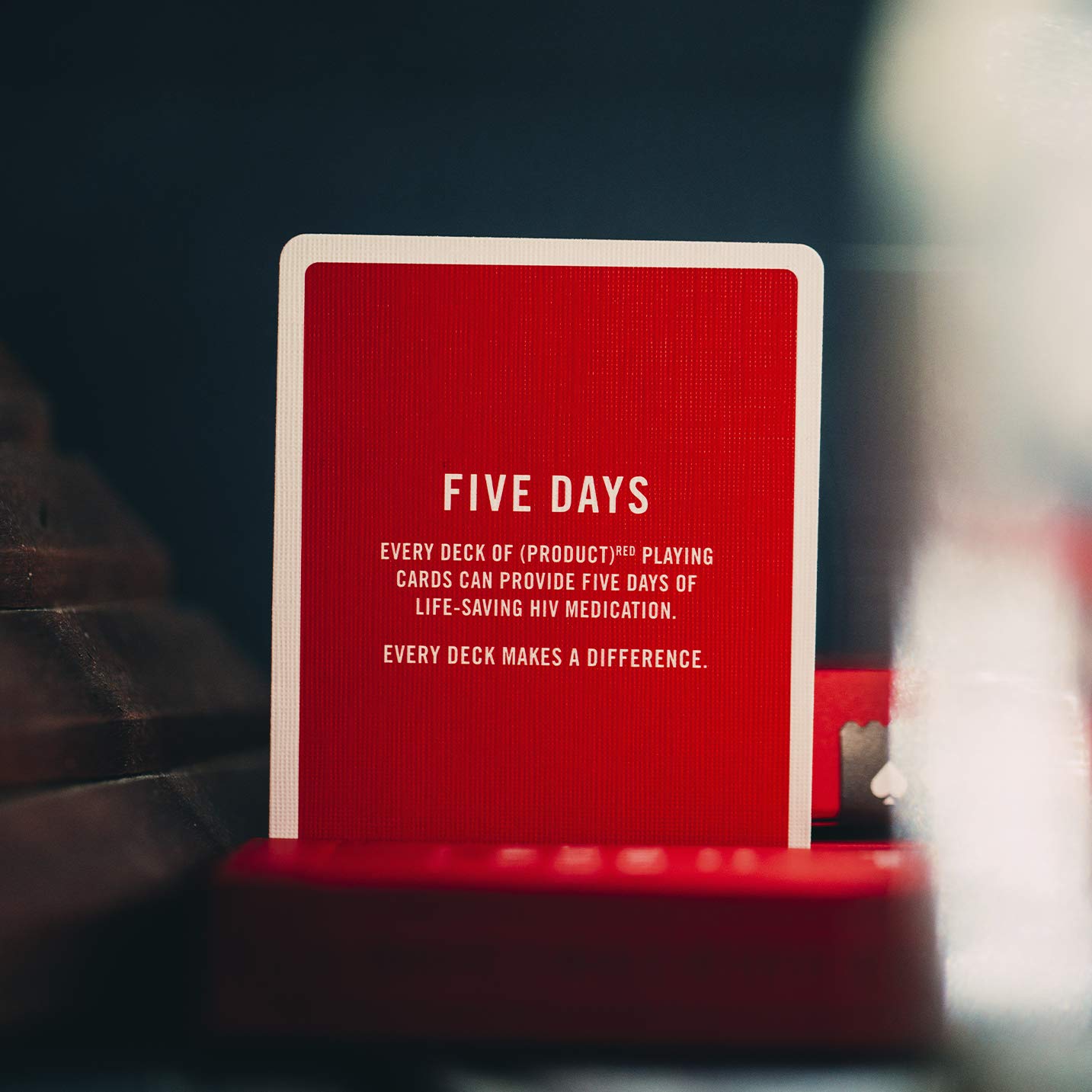 Product(RED) Special Edition Playing Cards by theory11