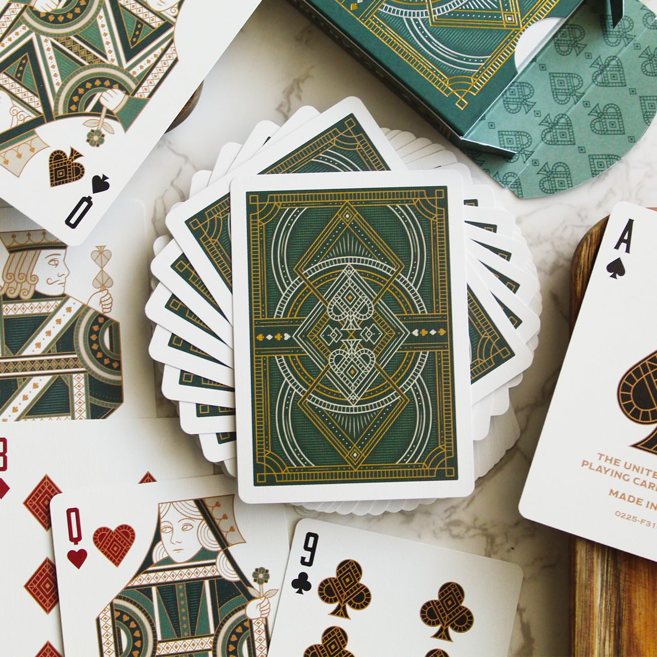 Byzantine Playing Cards, Silver and Gold Foil, 1 Deck