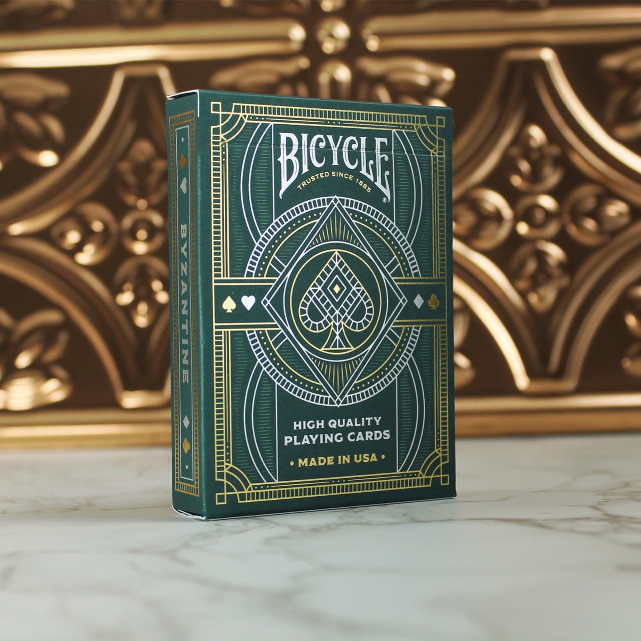 Byzantine Playing Cards, Silver and Gold Foil, 1 Deck