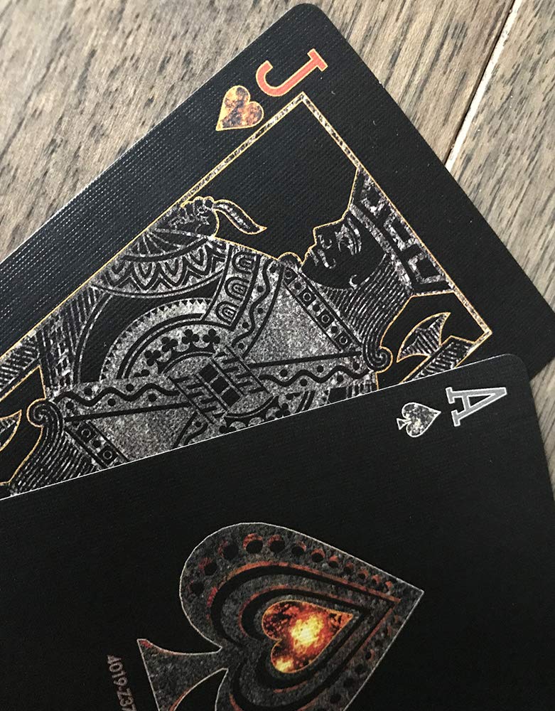 Asteroid Playing Cards, Black