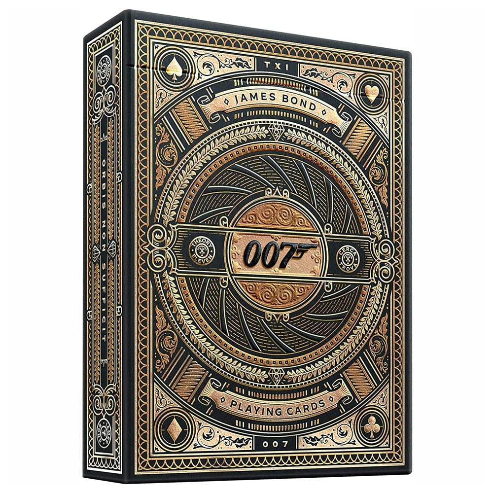 James Bond 007 Premium Playing Cards - Gold Foil, Official Collectible Deck by theory11