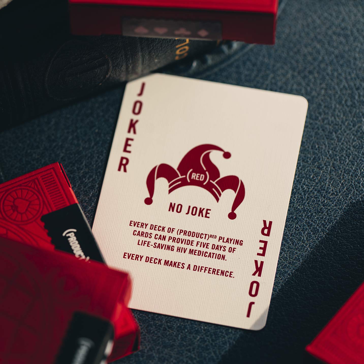Product(RED) Special Edition Playing Cards by theory11