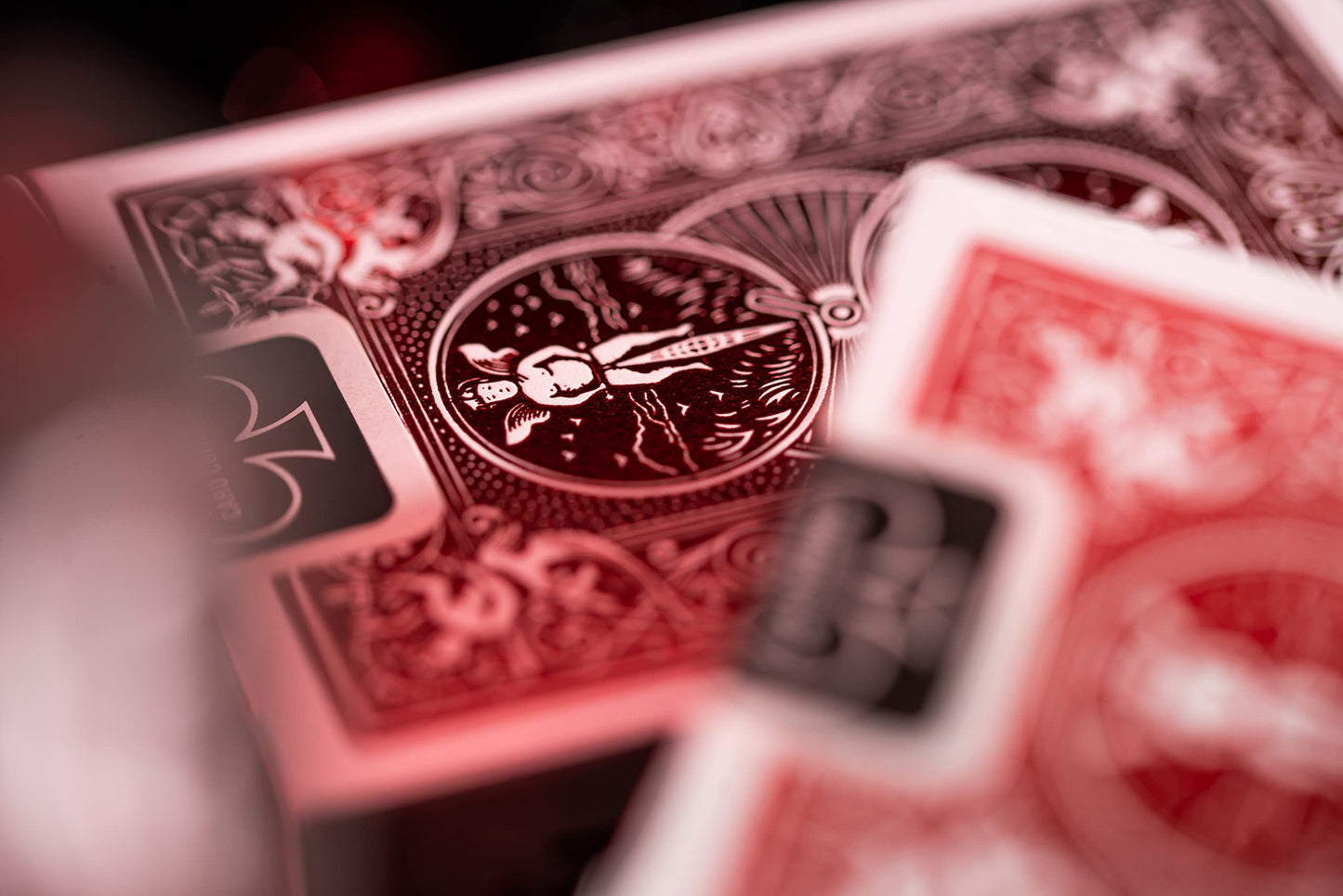 Metalluxe Orange Playing Cards - Premium Metal Foil Finish - Poker Size