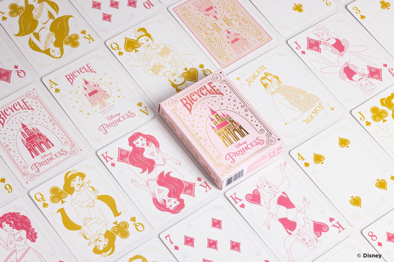 Disney Mickey Mouse Inspired Black and Gold Playing Cards
