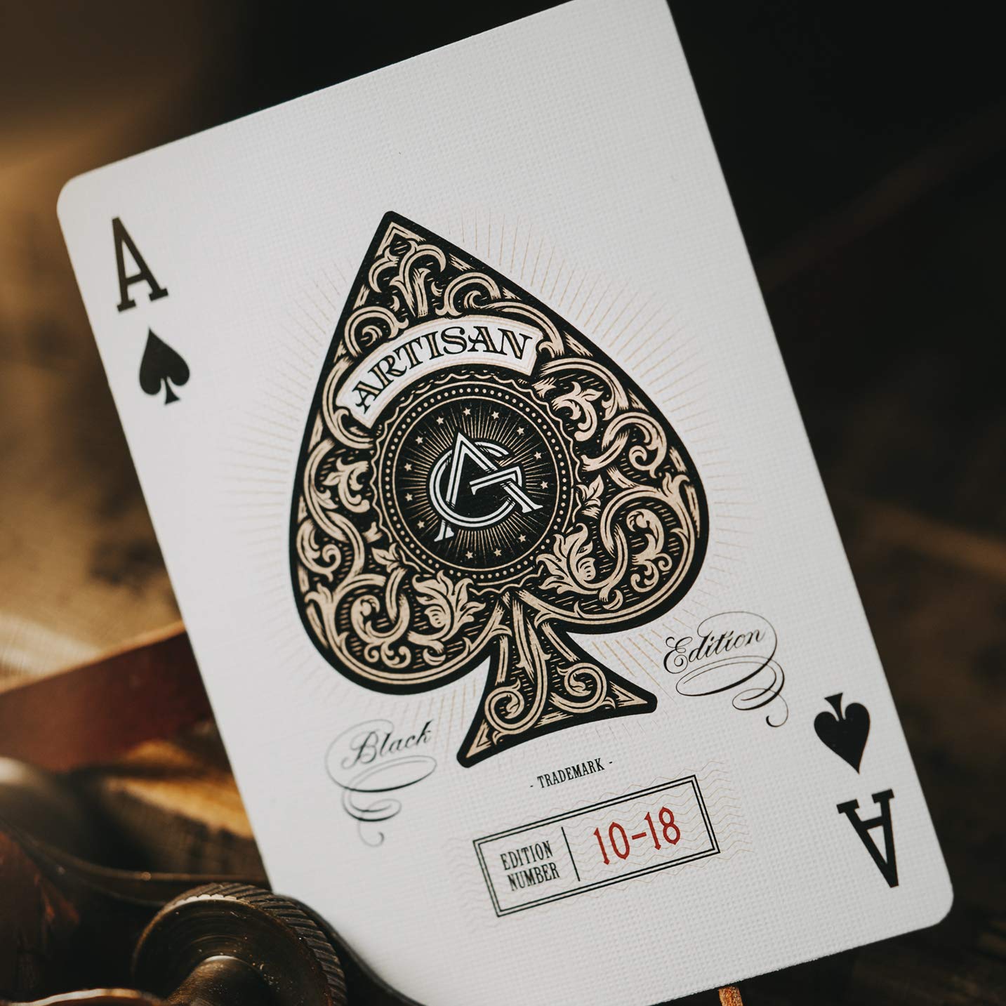Artisan Playing Cards (Black) by theory11