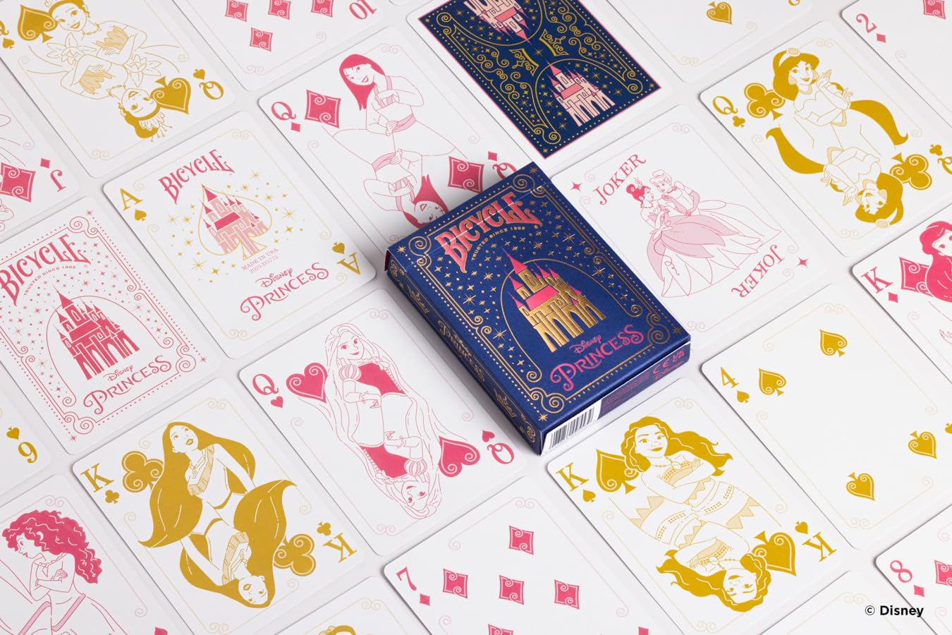 Disney Mickey Mouse Inspired Black and Gold Playing Cards