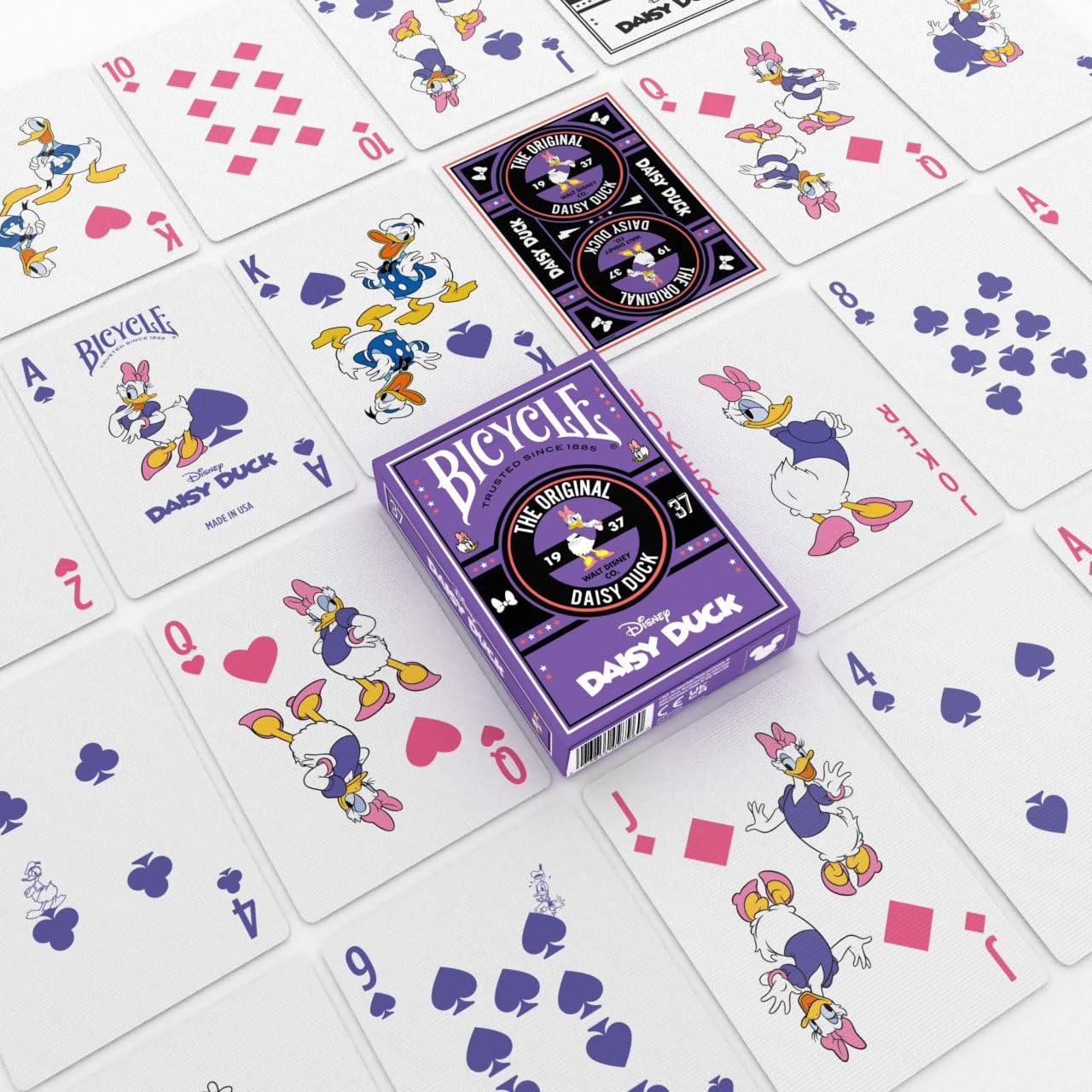 Disney Limited Edition 100 Year Anniversary Playing Cards - Holographic Foil - Features 20+ Iconic Disney Characters