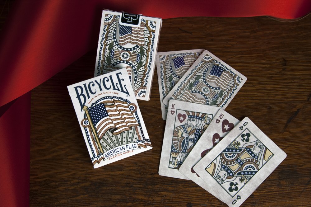 Stars and Stripes Playing Card, American Playing Cards, American Flag Design, 1 Deck
