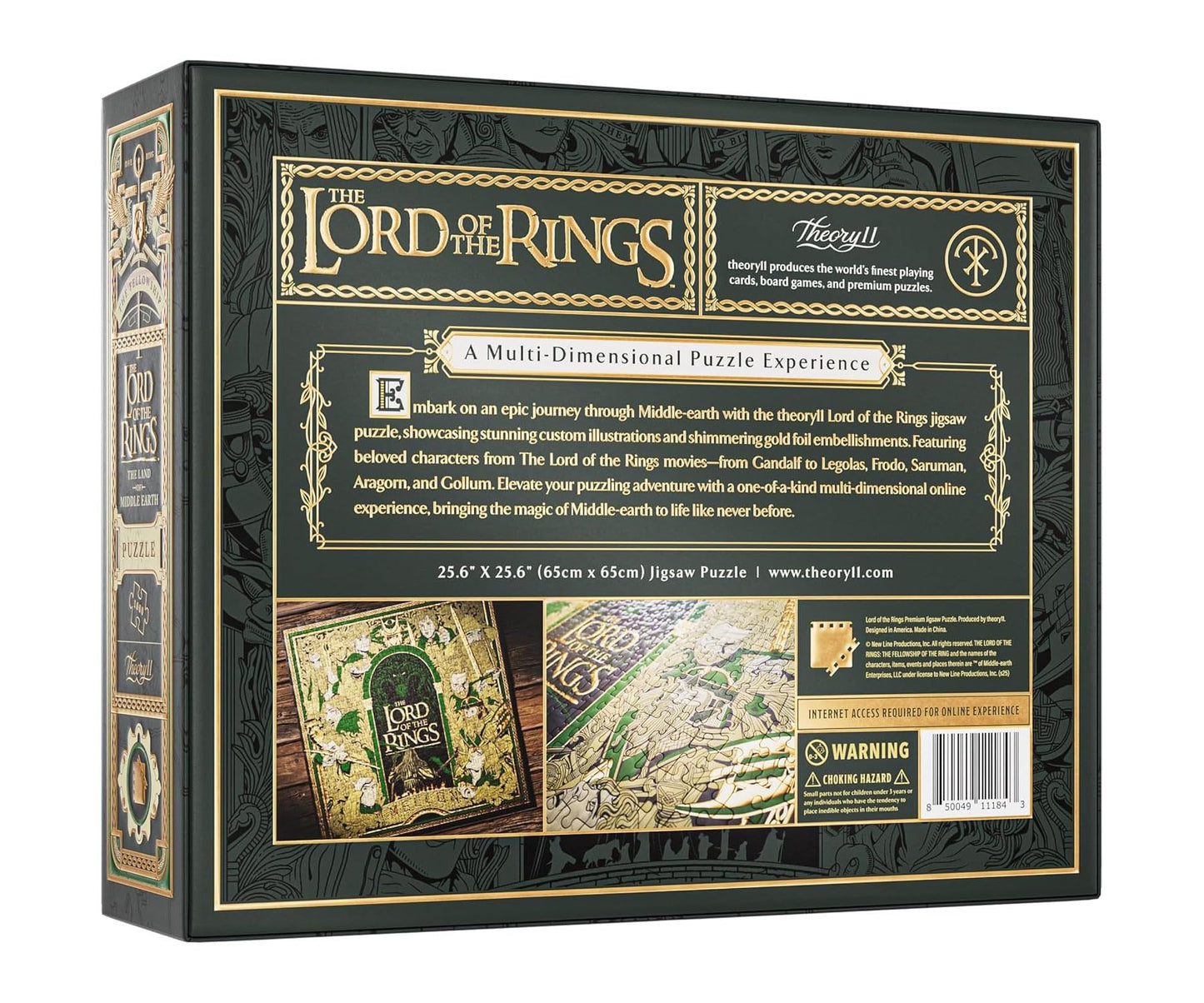 Lord of The Rings Jigsaw Puzzle - 1,000 Piece Jigsaw Puzzle - Officially Licensed Lord of The Rings Merchandise & Collectibles - Precision Fit and Premium Quality - Intermediate Puzzle
