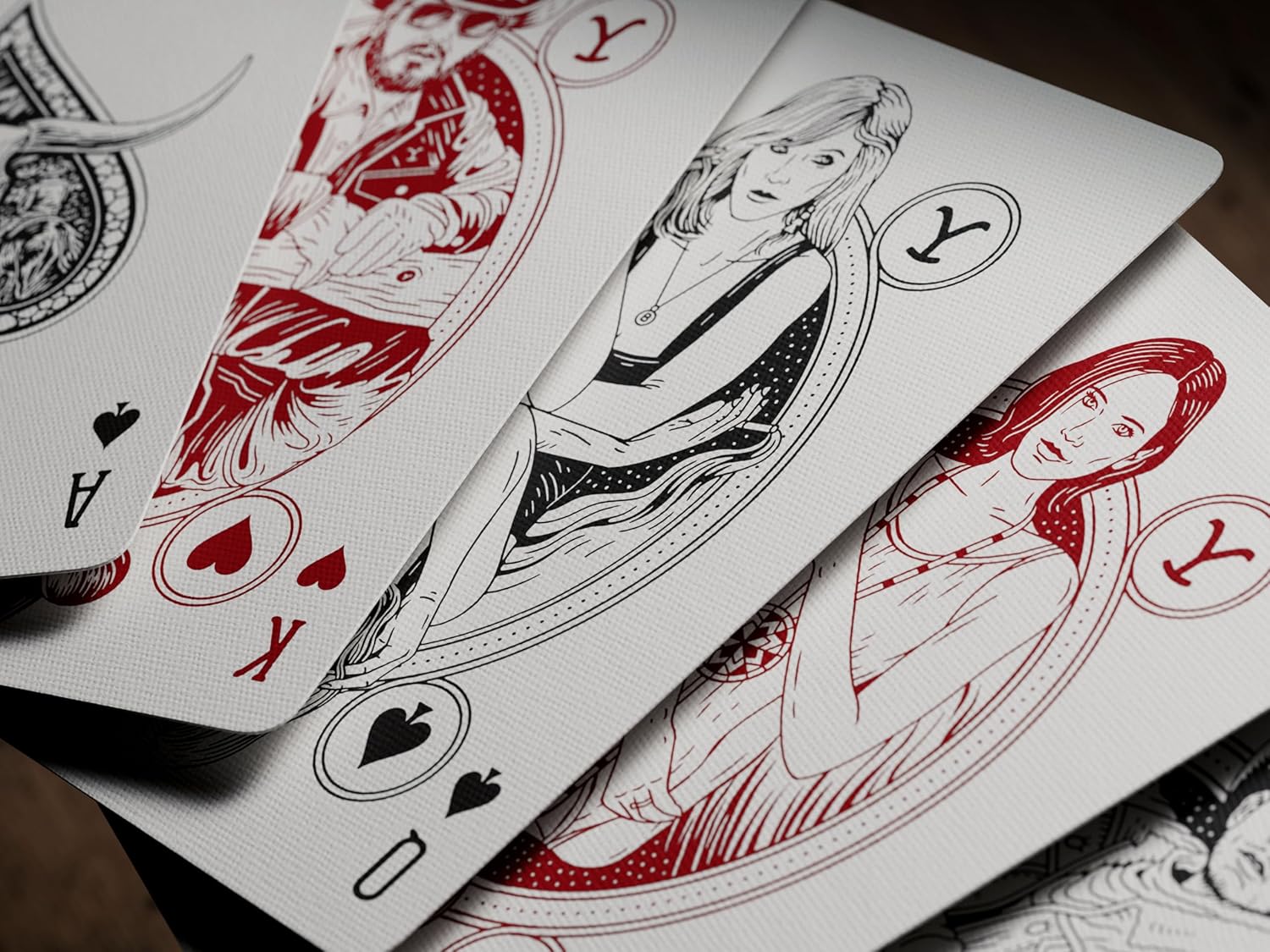 theory11 Yellowstone Premium Playing Cards, Poker Size Standard Index, Luxury Playing Cards