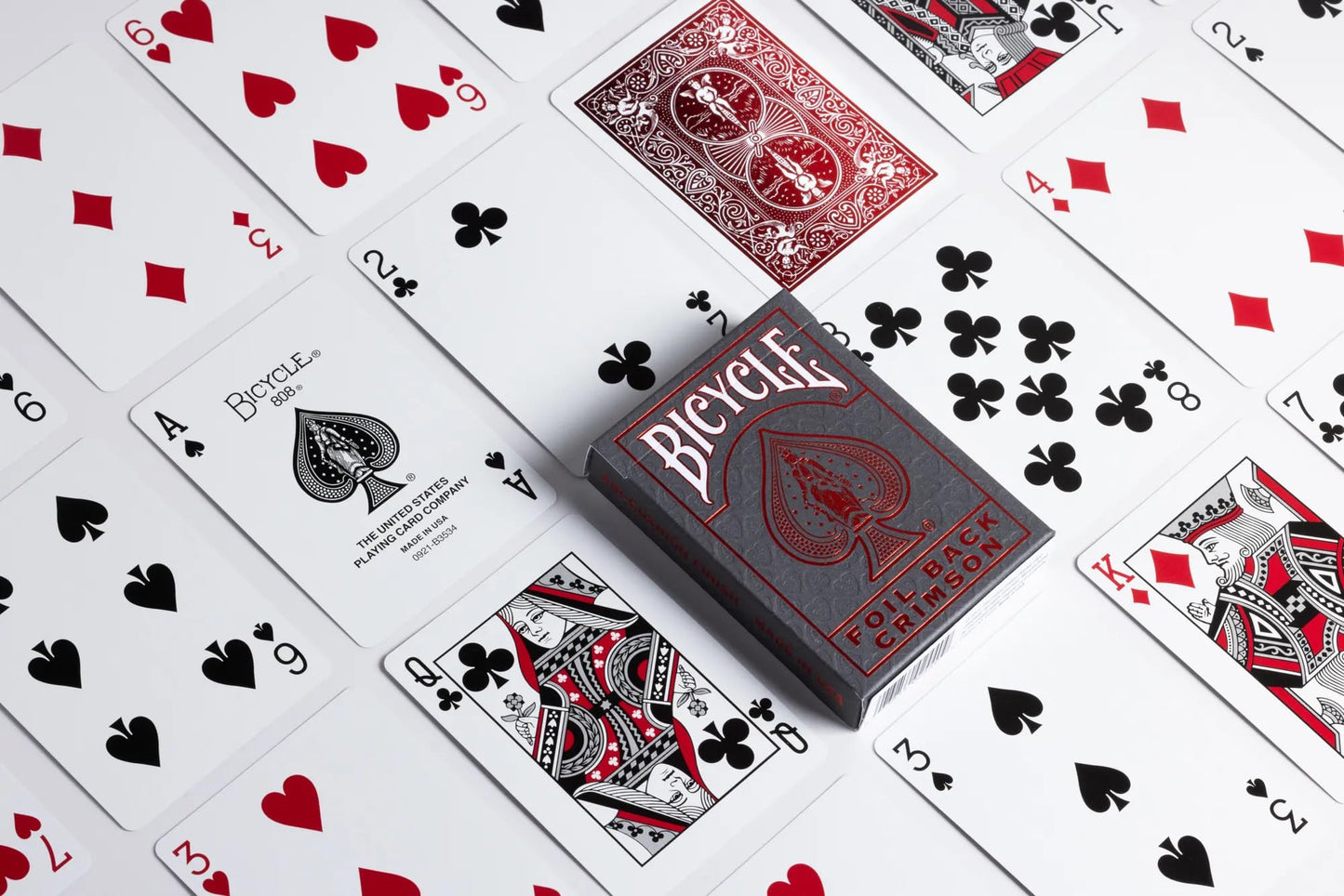Metalluxe Orange Playing Cards - Premium Metal Foil Finish - Poker Size