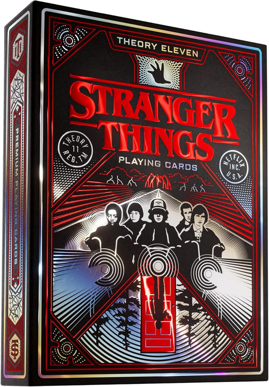 theory11 Stranger Things Premium Playing Cards, Poker Size Standard Index
