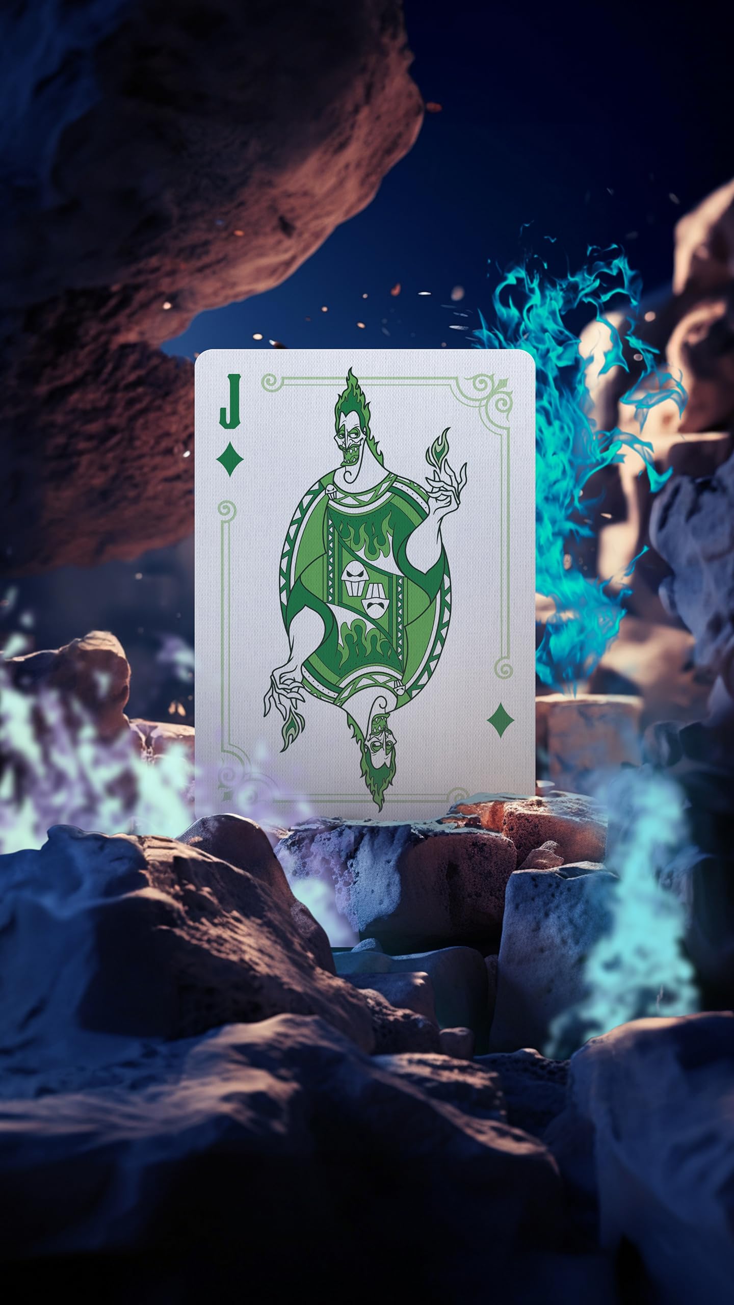 Disney Mickey Mouse Inspired Black and Gold Playing Cards