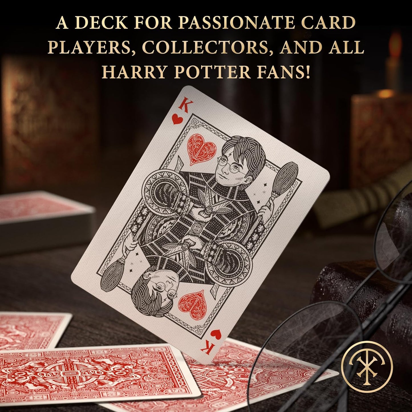 theory11 Harry Potter Playing Cards - Red (Gryffindor)