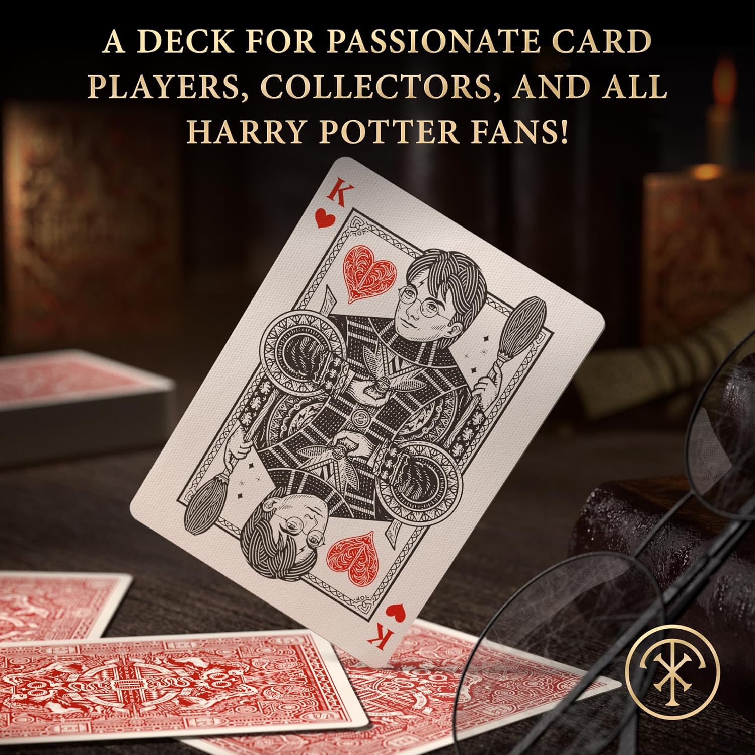 theory11 Harry Potter Playing Cards - Red (Gryffindor)