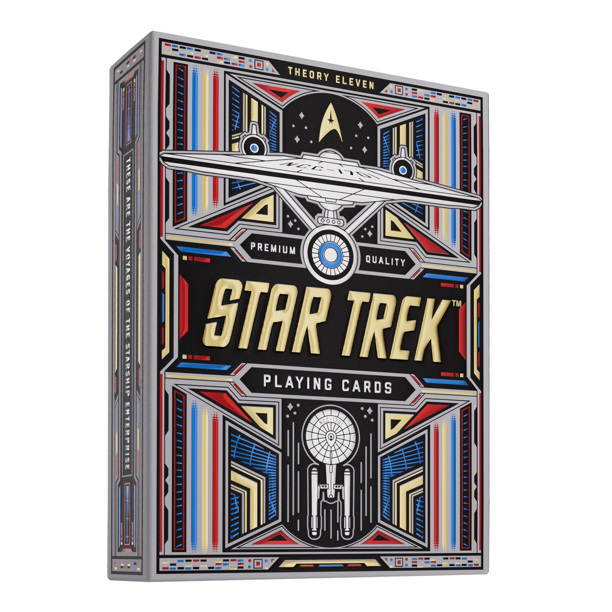 theory11 Star Trek Dark Premium Playing Cards, Poker Size Standard Index, Luxury Playing Cards