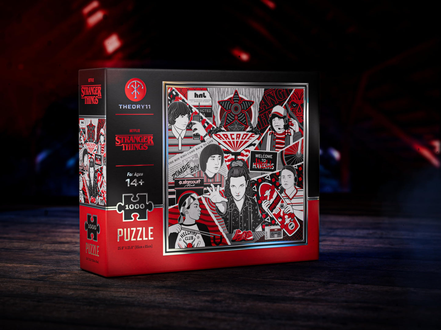 Stranger Things Jigsaw Puzzle - 1,000 Piece Jigsaw Puzzle - Officially Licensed Stranger Things Merchandise & Collectibles - Precision Fit and Premium Quality - Intermediate Puzzle