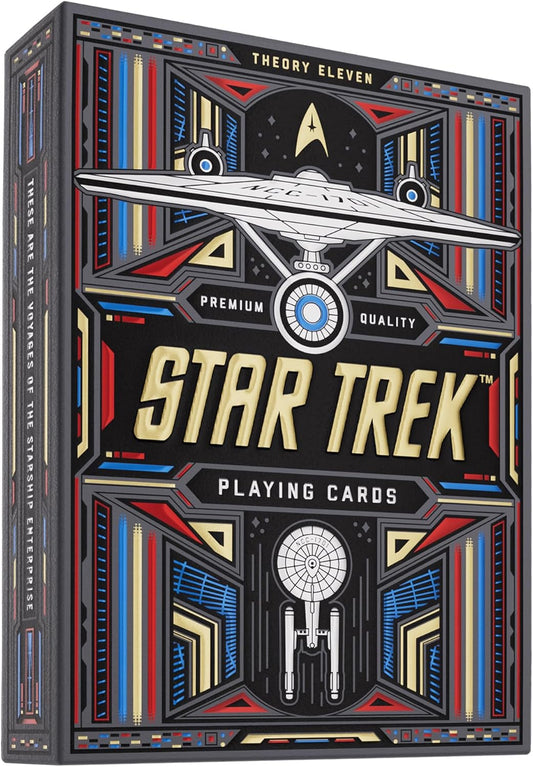 theory11 Star Trek Dark Premium Playing Cards, Poker Size Standard Index, Luxury Playing Cards