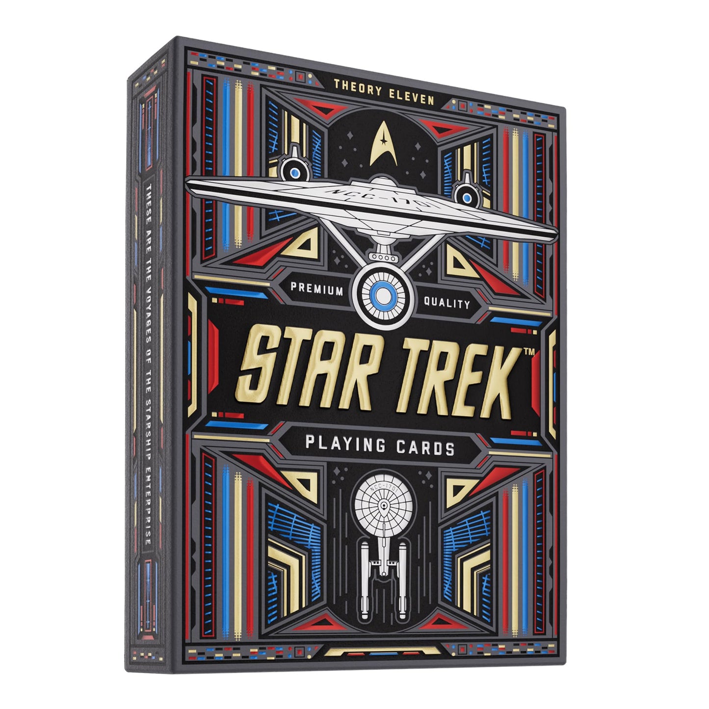 theory11 Star Trek Light Premium Playing Cards, Poker Size Standard Index, Luxury Playing Cards