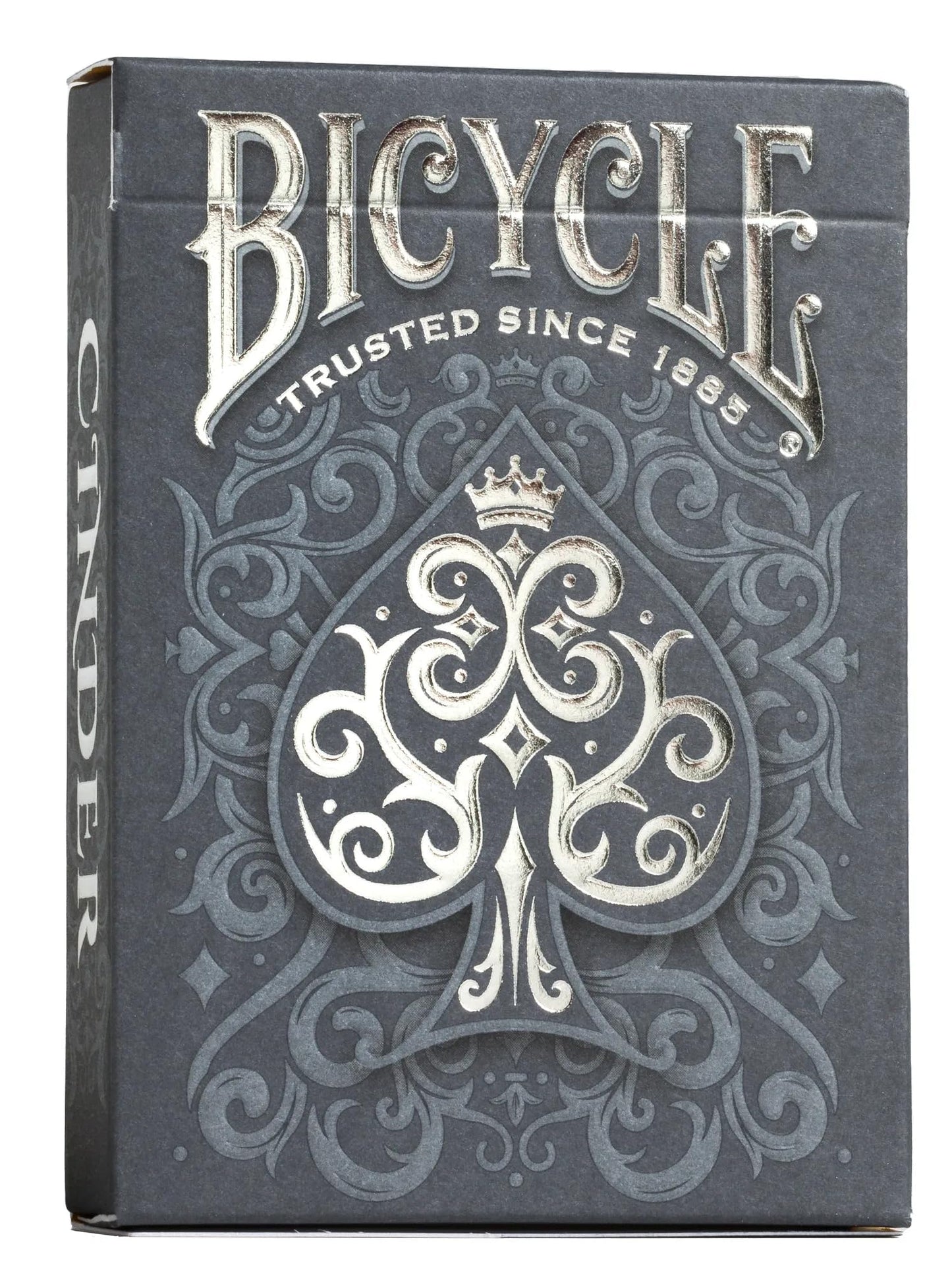 Cinder Premium Playing Cards, Silver Smoke Foil, 1 Deck