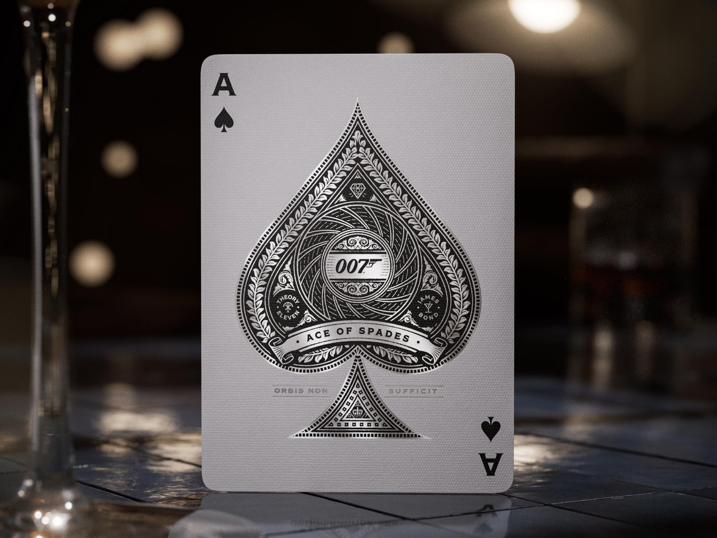 James Bond Silver Edition Playing Cards, 007 Playing Cards, Poker Size Standard Index