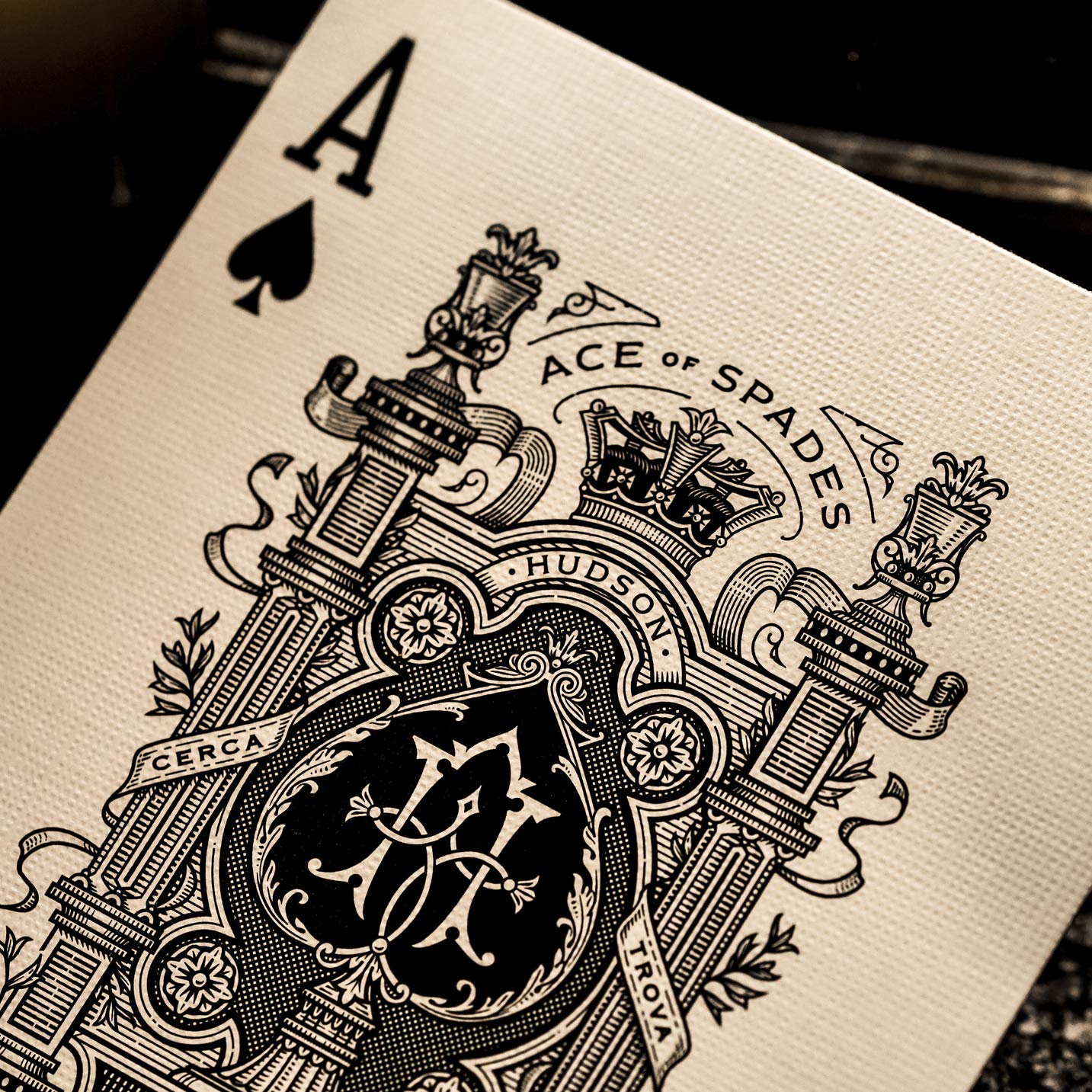 Hudson Playing Cards (Black) by theory11