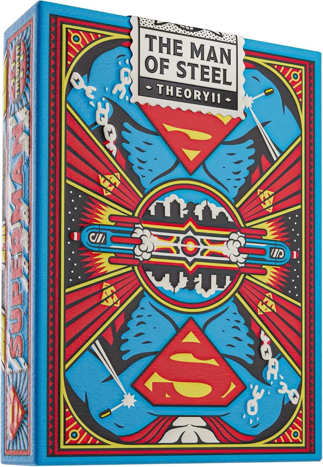 theory11 Superman Playing Cards, Premium Playing Cards, Poker Size Standard Index, Luxury Playing Cards
