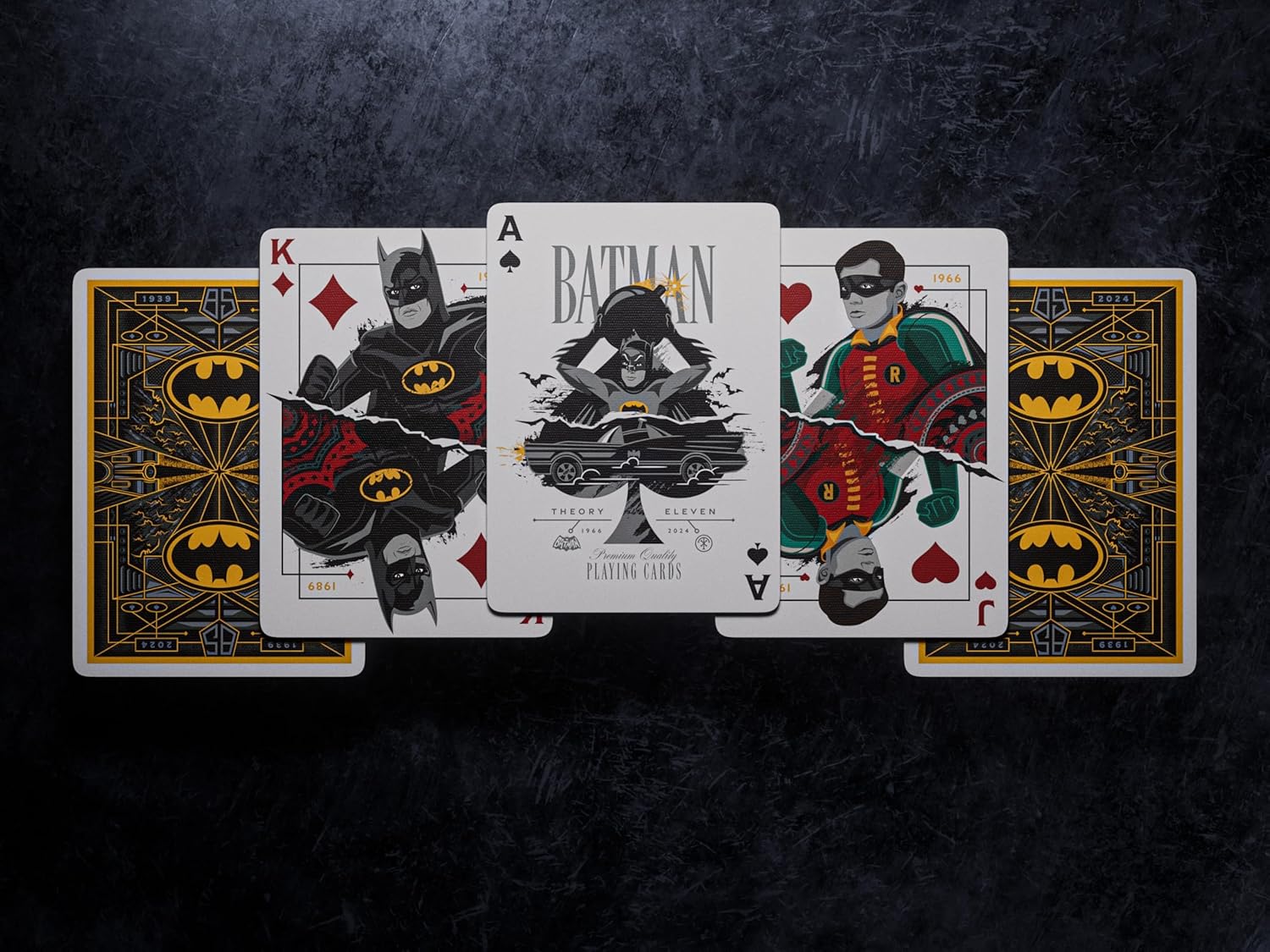 theory11 Batman 85th Anniversary Playing Cards, Premium Playing Cards, Poker Size Standard Index