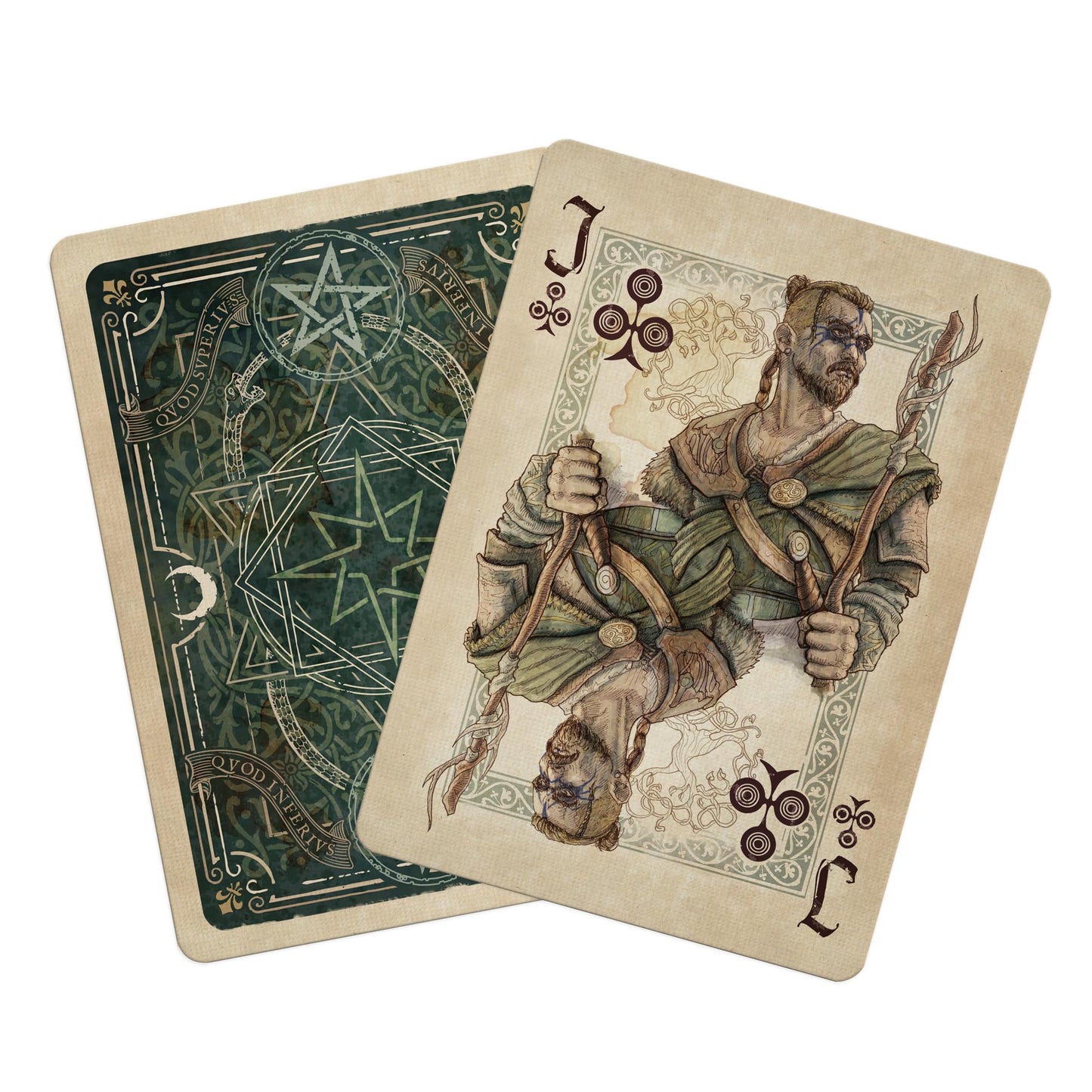 Wizards, Witches & Warlocks Playing Cards | Magical Collectible Deck | Premium Quality Cards