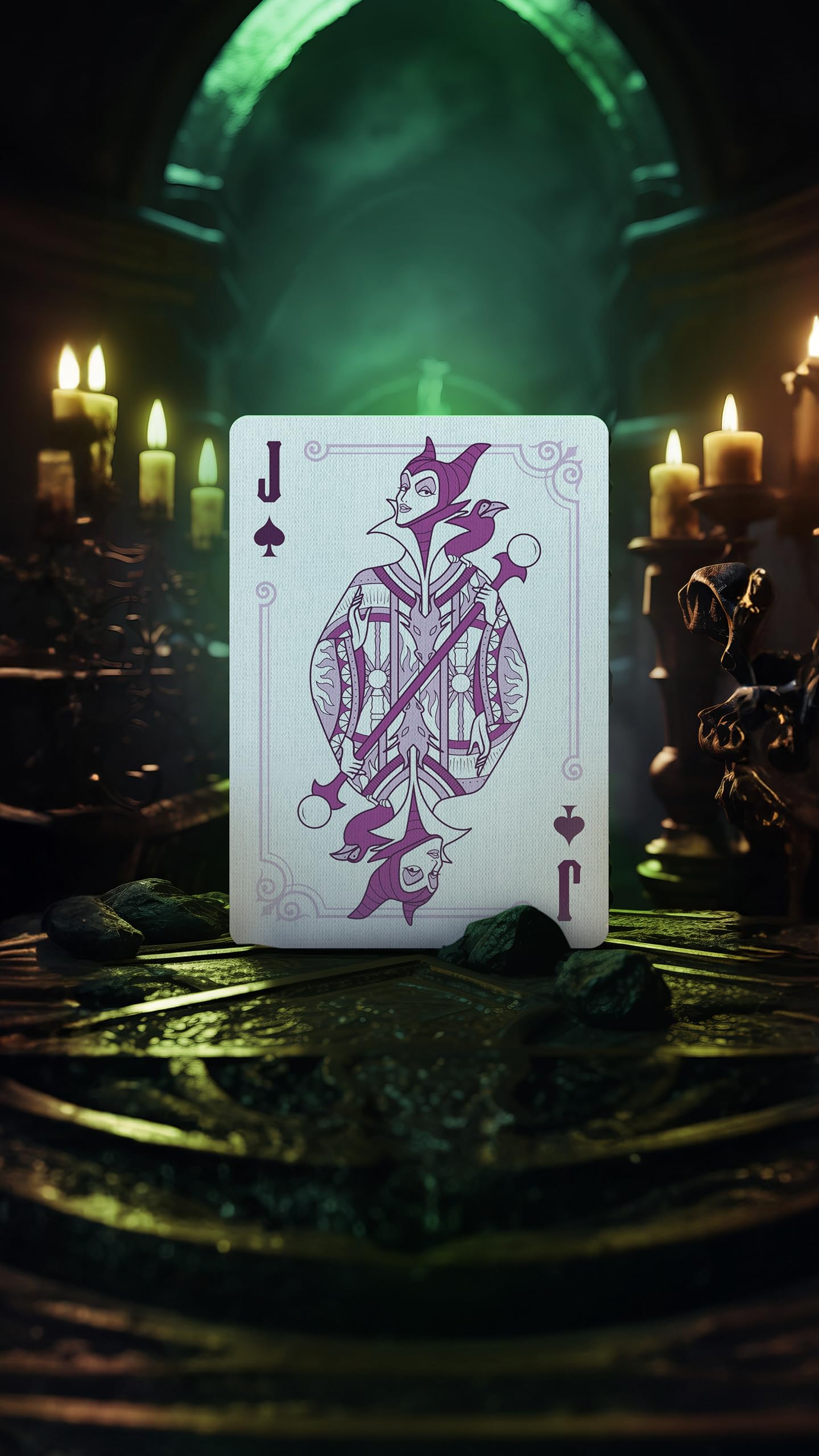 Disney Mickey Mouse Inspired Black and Gold Playing Cards