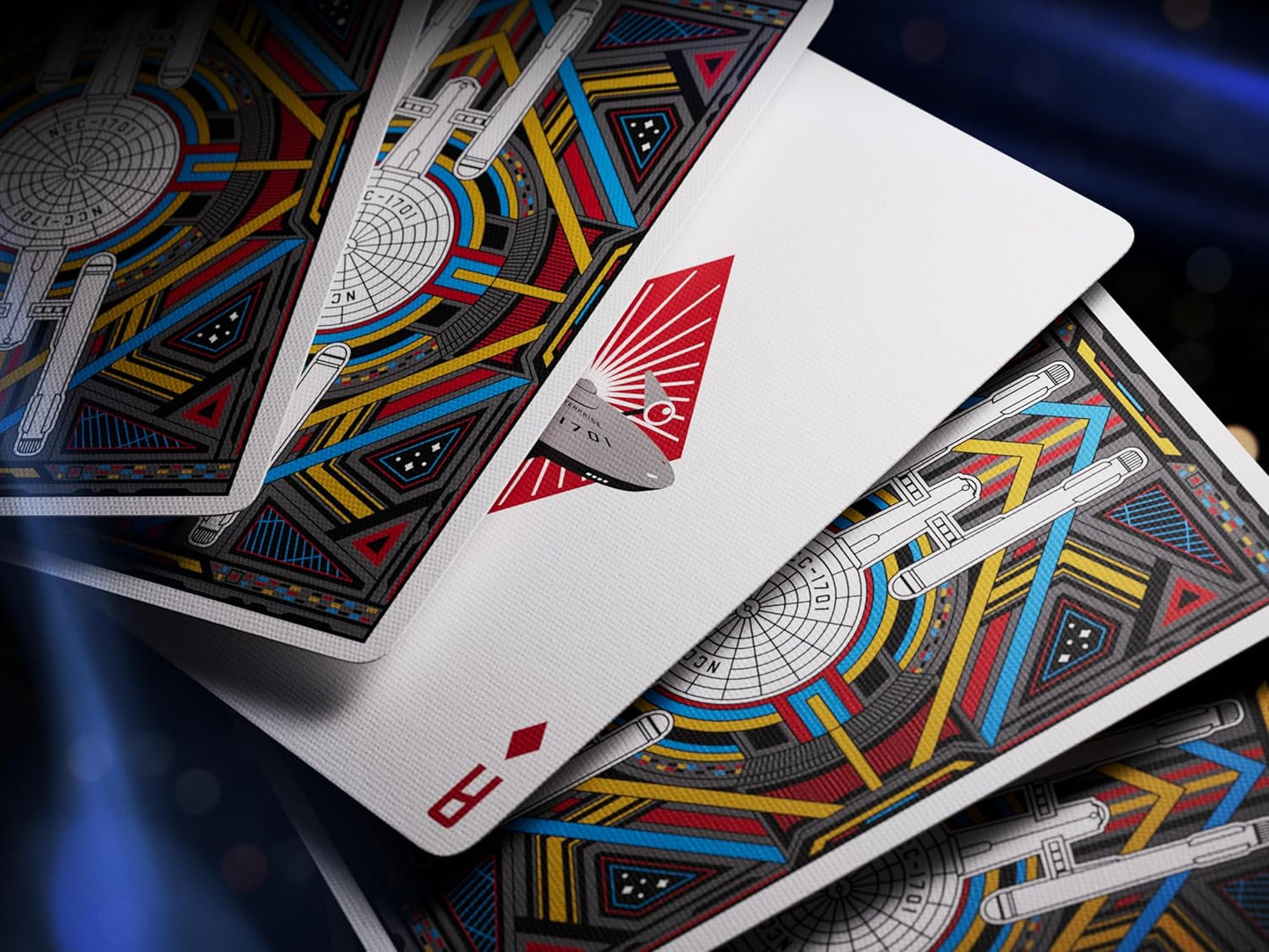 theory11 Star Trek Dark Premium Playing Cards, Poker Size Standard Index, Luxury Playing Cards
